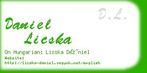 daniel licska business card